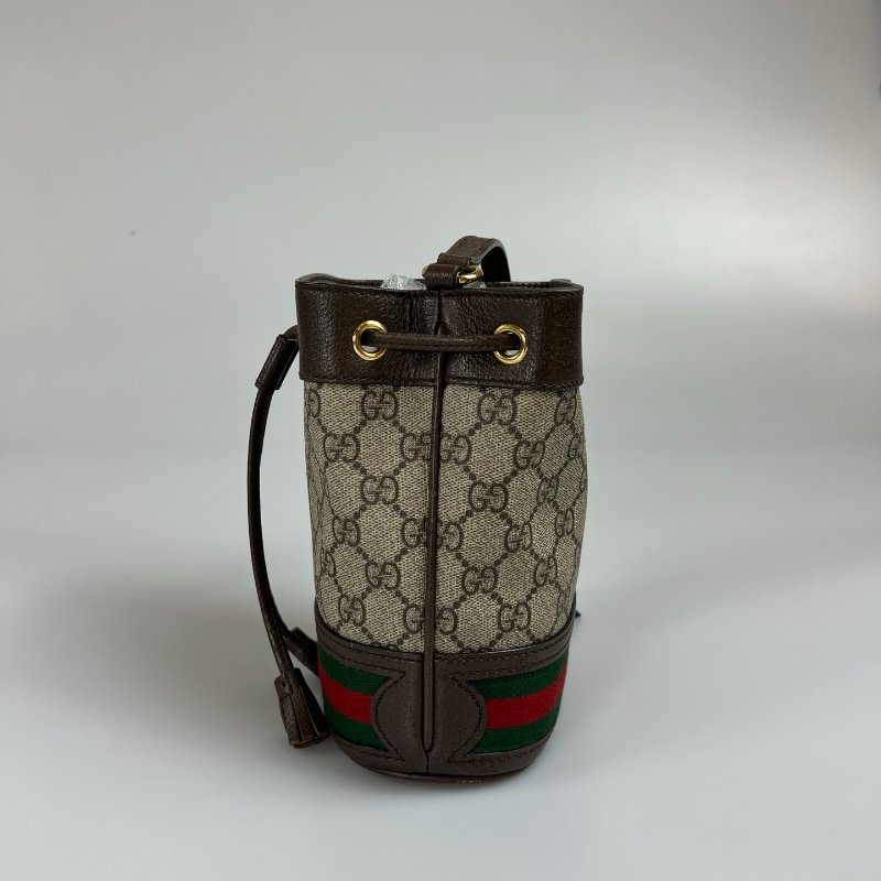 GUCCI  550620  老花水桶抽繩包-3