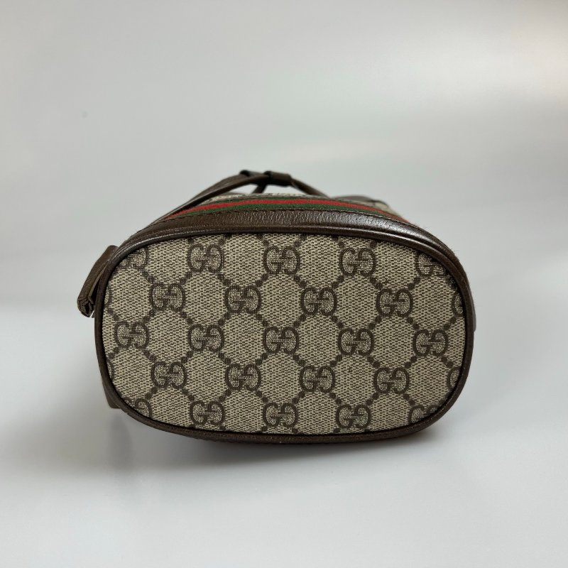 GUCCI  550620  老花水桶抽繩包-4