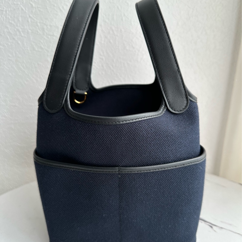 picotin18 愛馬仕菜籃子 帆布💞💞-1