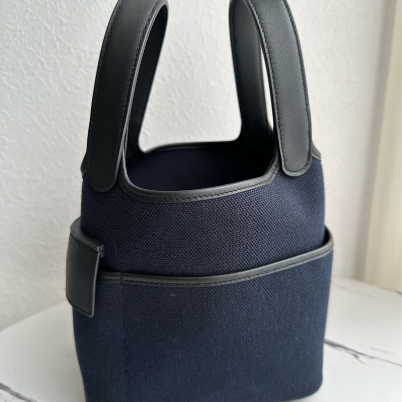 picotin18 愛馬仕菜籃子 帆布💞💞-3