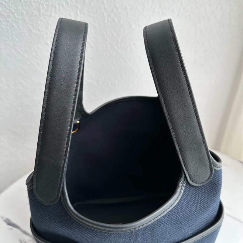 picotin18 愛馬仕菜籃子 帆布💞💞-5