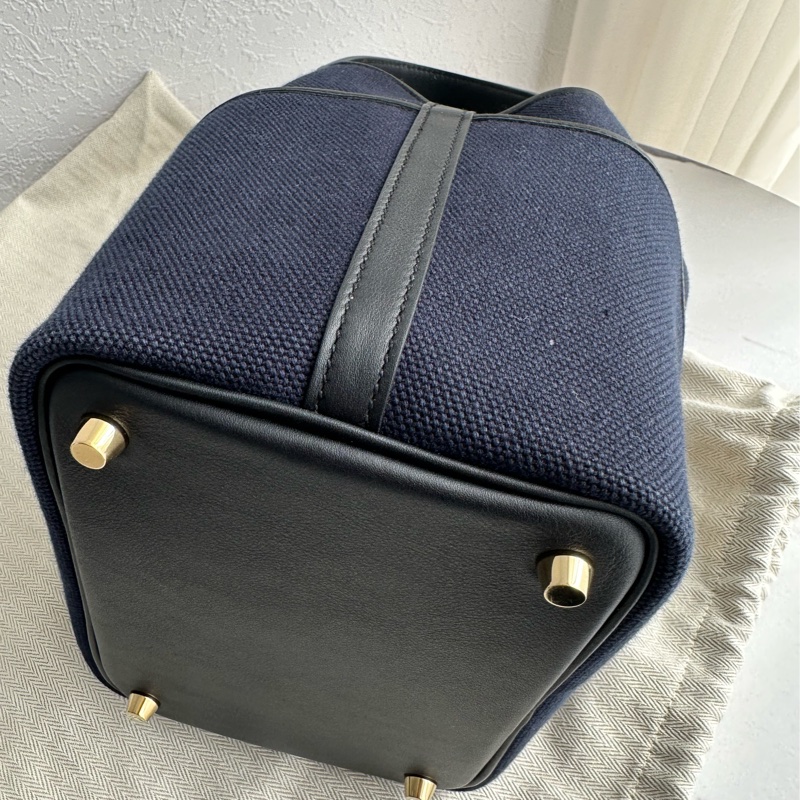 picotin18 愛馬仕菜籃子 帆布💞💞-9