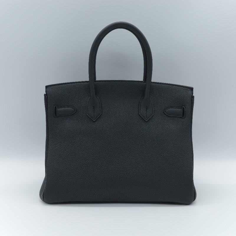 Hermès 馬仕 Birkin BK30 石墨灰 黑灰色 Togo 牛皮 金扣 柏金包 T 刻-4