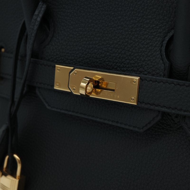 Hermès 馬仕 Birkin BK30 石墨灰 黑灰色 Togo 牛皮 金扣 柏金包 T 刻-7