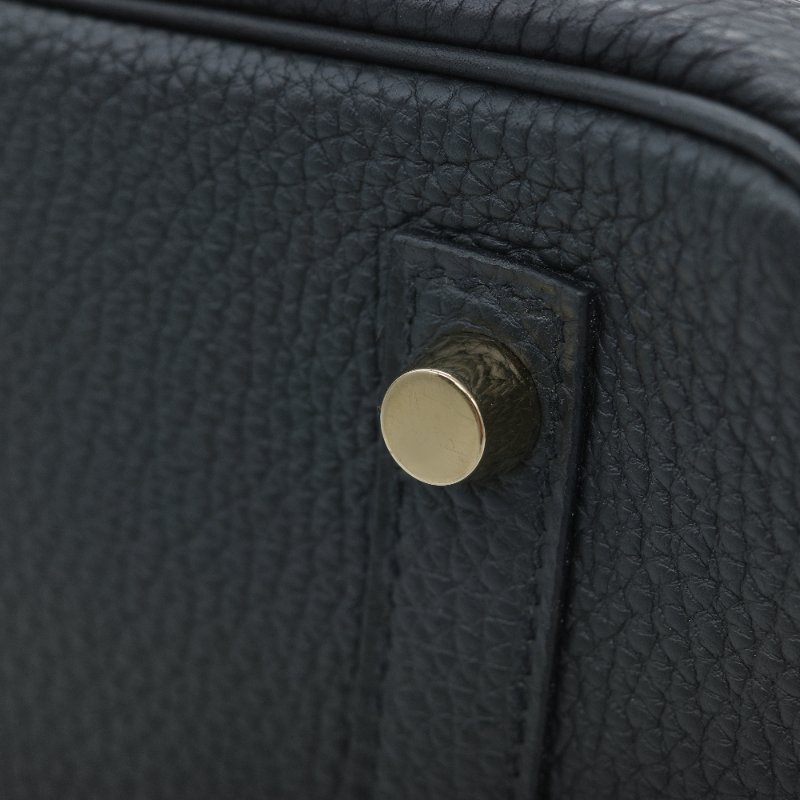 Hermès 馬仕 Birkin BK30 石墨灰 黑灰色 Togo 牛皮 金扣 柏金包 T 刻-14