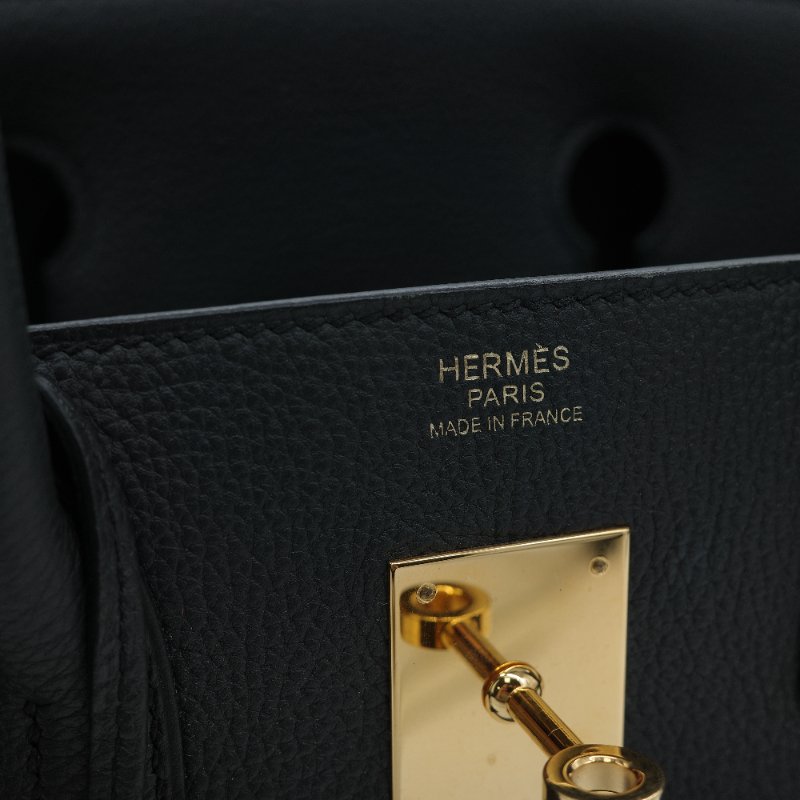 Hermès 馬仕 Birkin BK30 石墨灰 黑灰色 Togo 牛皮 金扣 柏金包 T 刻-18