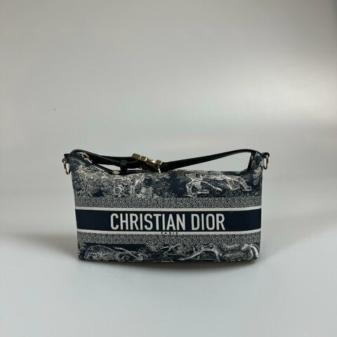 DIOR  老虎Travel Nomad 中型手拿包(科技布料)