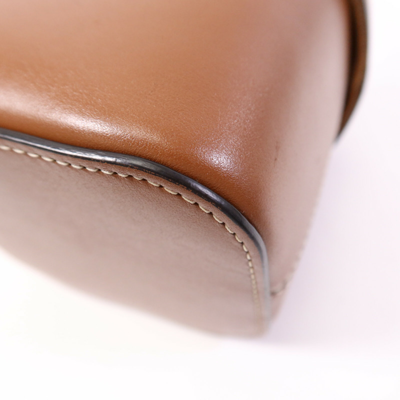 CELINE 牛皮皮革Small Box Cuir金扣肩背袋-10