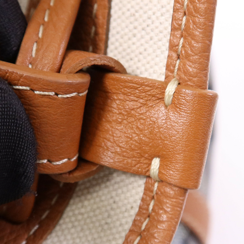 GOYARD 塗層帆布Petit Flot Bucket銀扣肩背袋-6