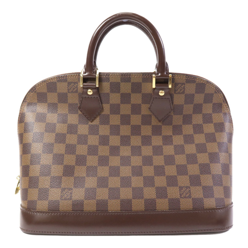 LOUIS VUITTON Damier Alma金扣手挽袋-0