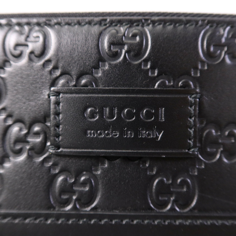 GUCCI 牛皮皮革Shoulder Bag銀扣肩背袋-6