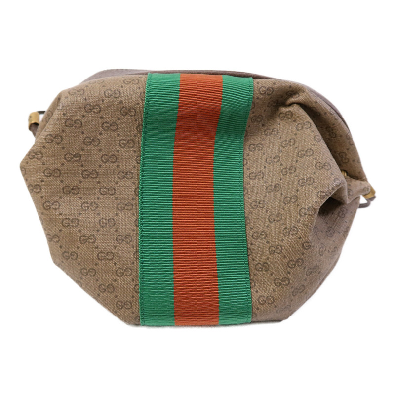 GUCCI 塗層帆布New Candy金扣肩背袋-1