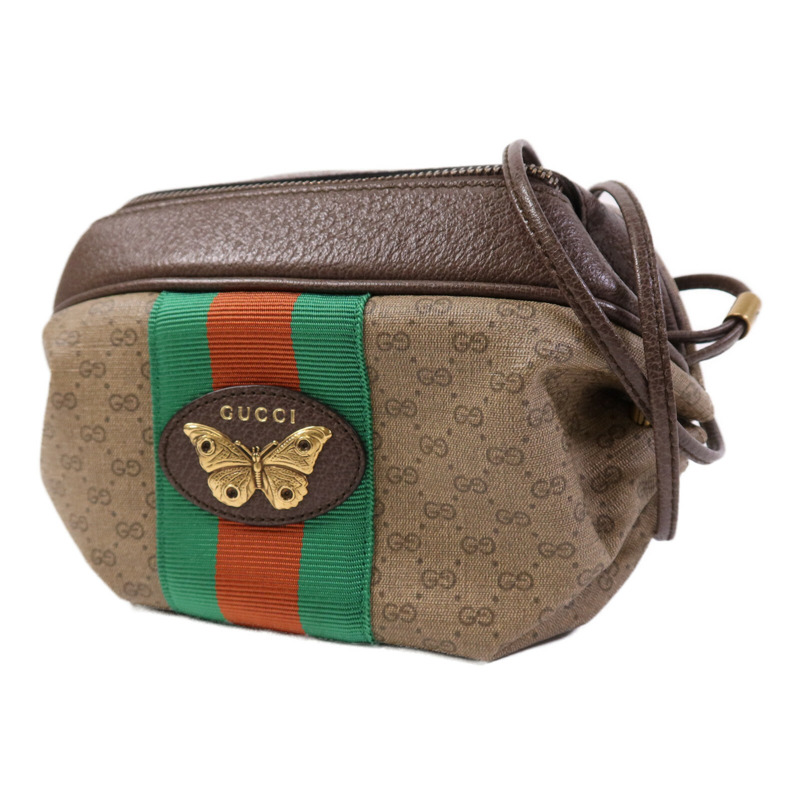 GUCCI 塗層帆布New Candy金扣肩背袋-2