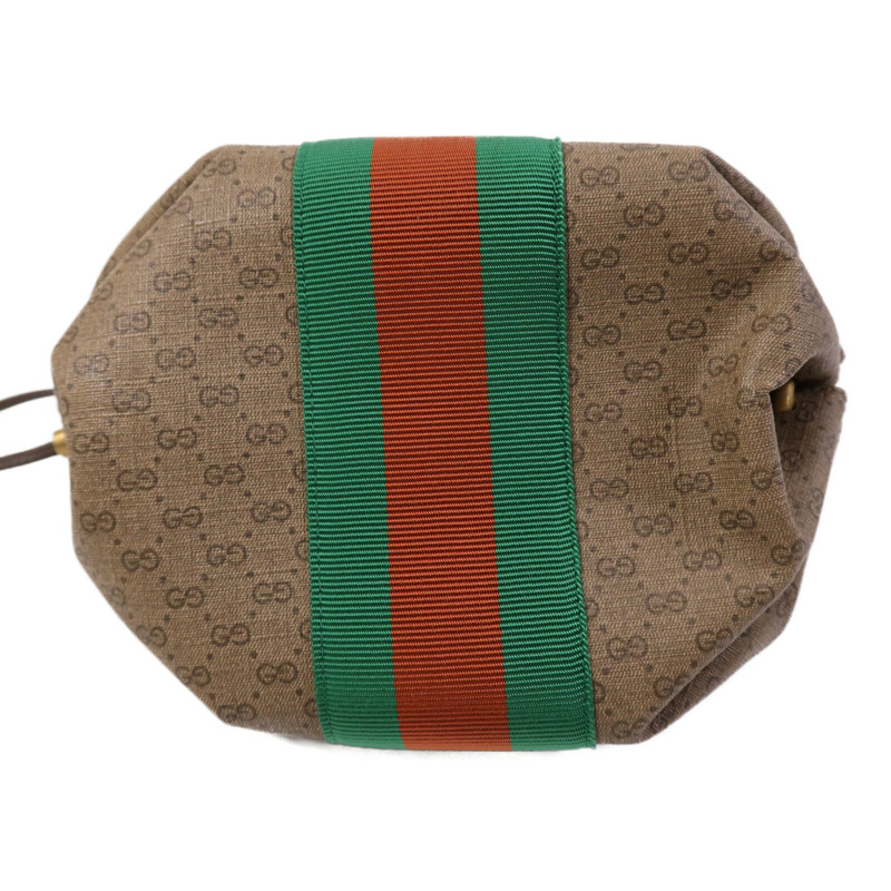 GUCCI 塗層帆布New Candy金扣肩背袋-3