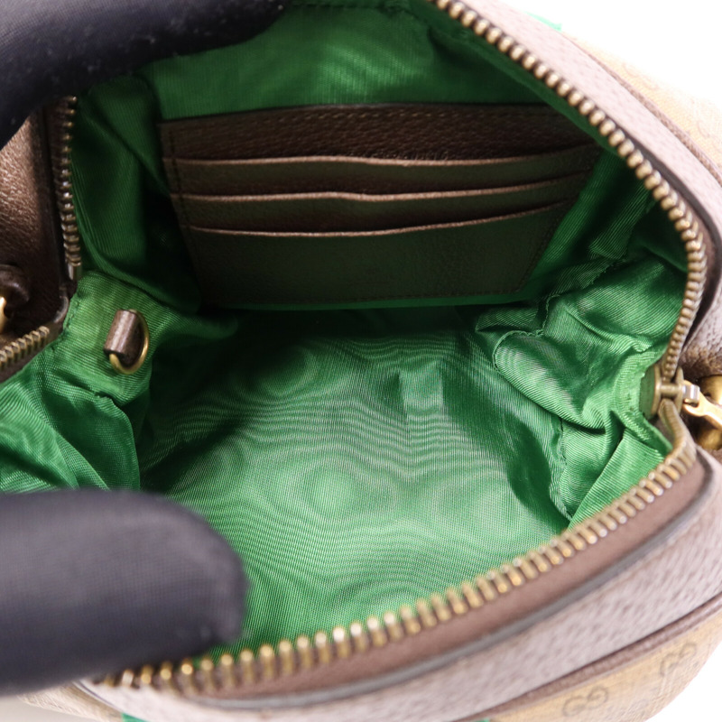 GUCCI 塗層帆布New Candy金扣肩背袋-4