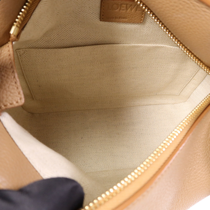 LOEWE 牛皮皮革Small Puzzle Edge金扣手挽肩背兩用袋-4