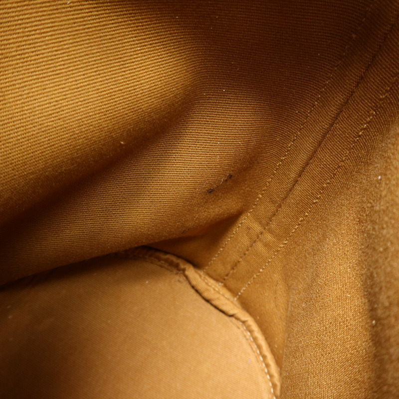 CELINE 塗層帆布Triomphe Drawstring Small bucket金扣肩背袋-14