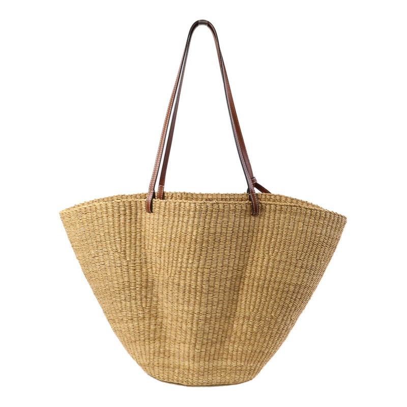 LOEWE 藤料Shell Basket Bag肩背袋-1