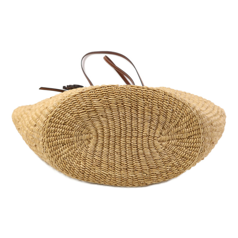 LOEWE 藤料Shell Basket Bag肩背袋-3