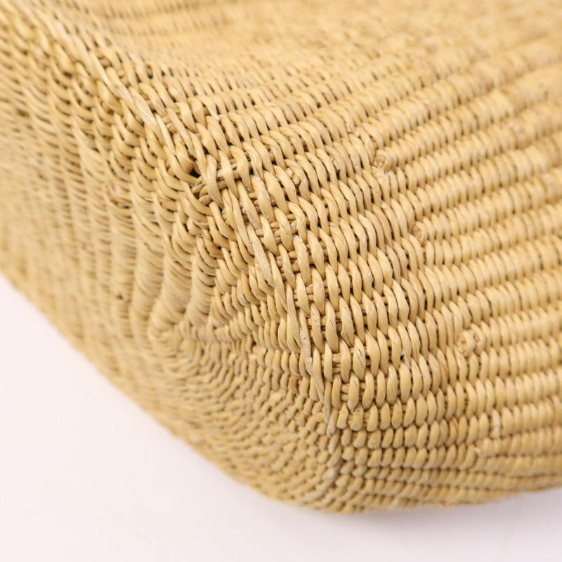 LOEWE 藤料Shell Basket Bag肩背袋-7