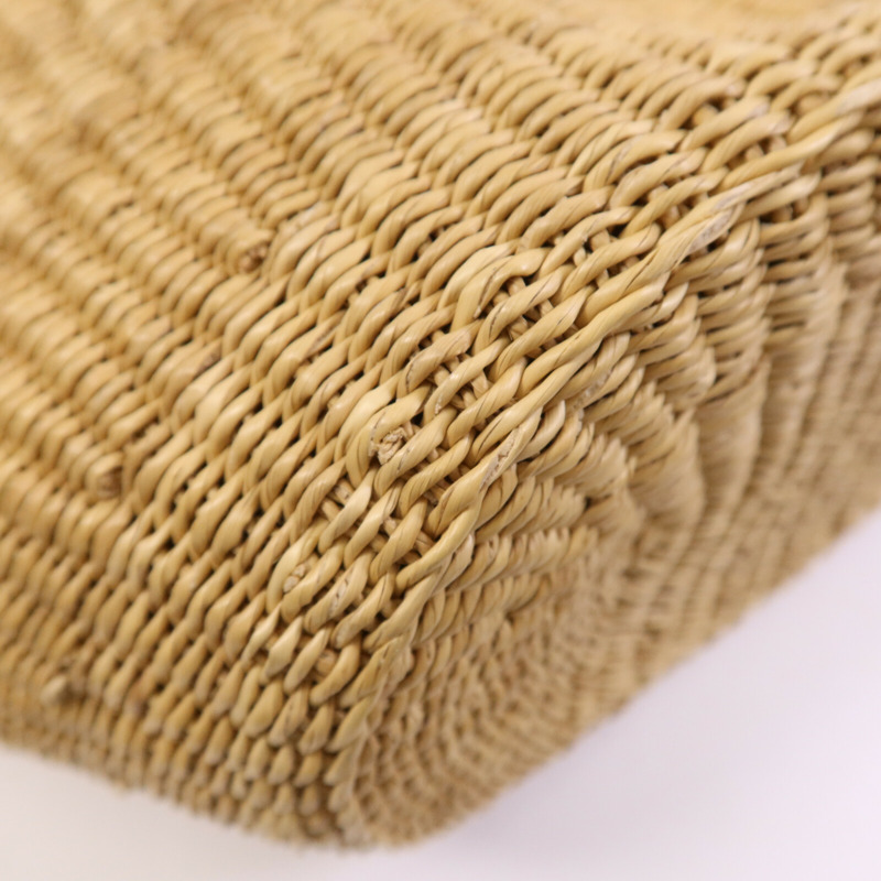 LOEWE 藤料Shell Basket Bag肩背袋-8