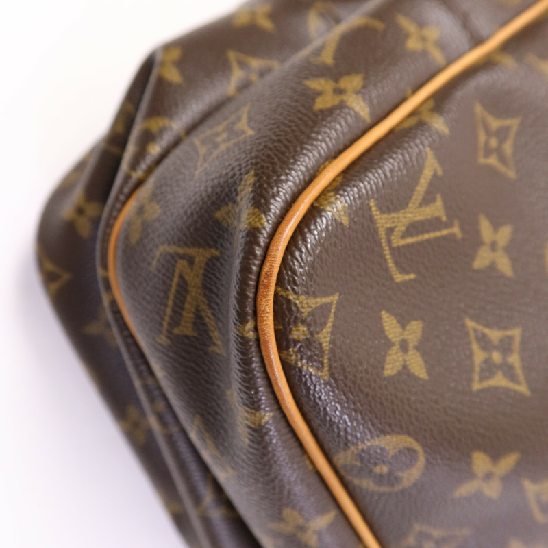 LOUIS VUITTON Monogram Reporter GM金扣肩背袋-13