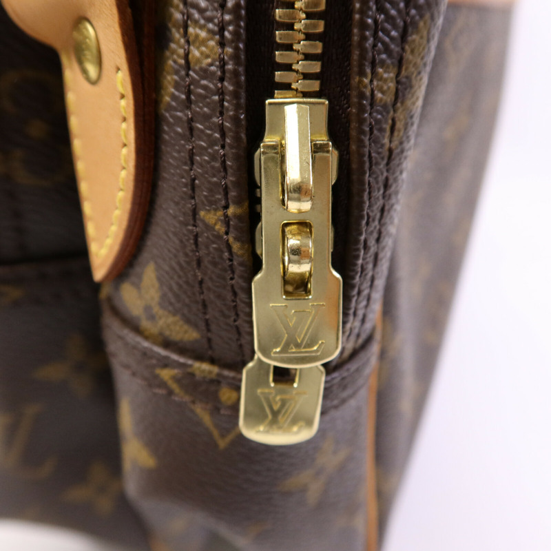 LOUIS VUITTON Monogram Reporter GM金扣肩背袋-14