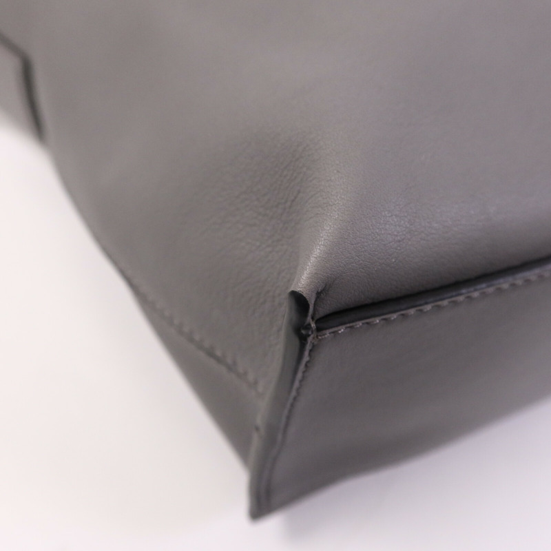 LOEWE 牛皮皮革Cubi Cross Body銀扣肩背袋-12