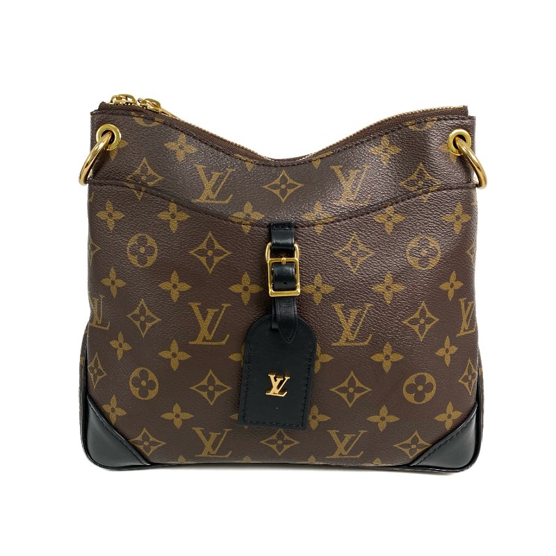 △ Louis Vuitton 路易威登 Brown Coated Canvas Monogram Odeon PM Shoulder Bag M45353 啡色塗層帆布經典老花肩背袋 - 267000977-1