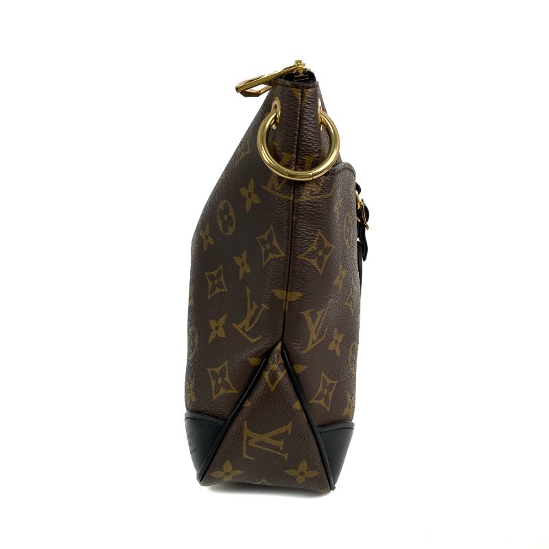 △ Louis Vuitton 路易威登 Brown Coated Canvas Monogram Odeon PM Shoulder Bag M45353 啡色塗層帆布經典老花肩背袋 - 267000977-4