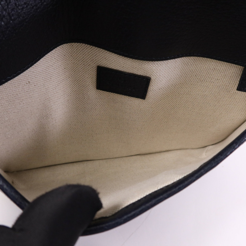 GUCCI 塗層帆布Ophidia GG Supreme銀扣腰包-4