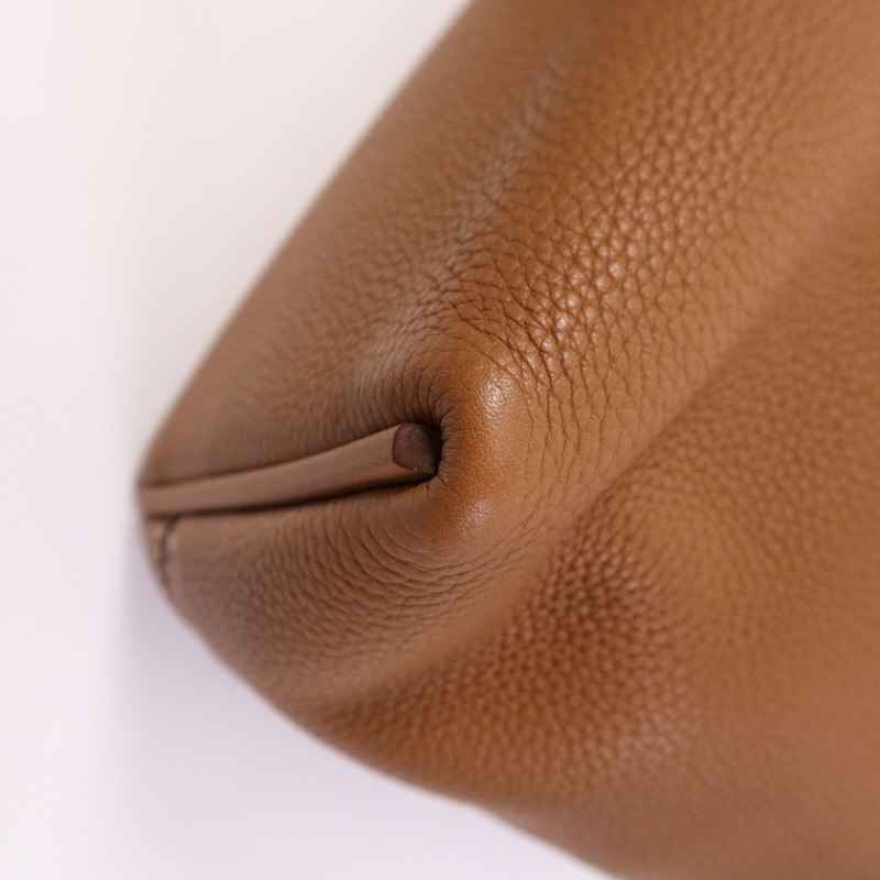 HERMES Clemence皮革24/24 29CM金扣手挽肩背兩用袋Gold-12