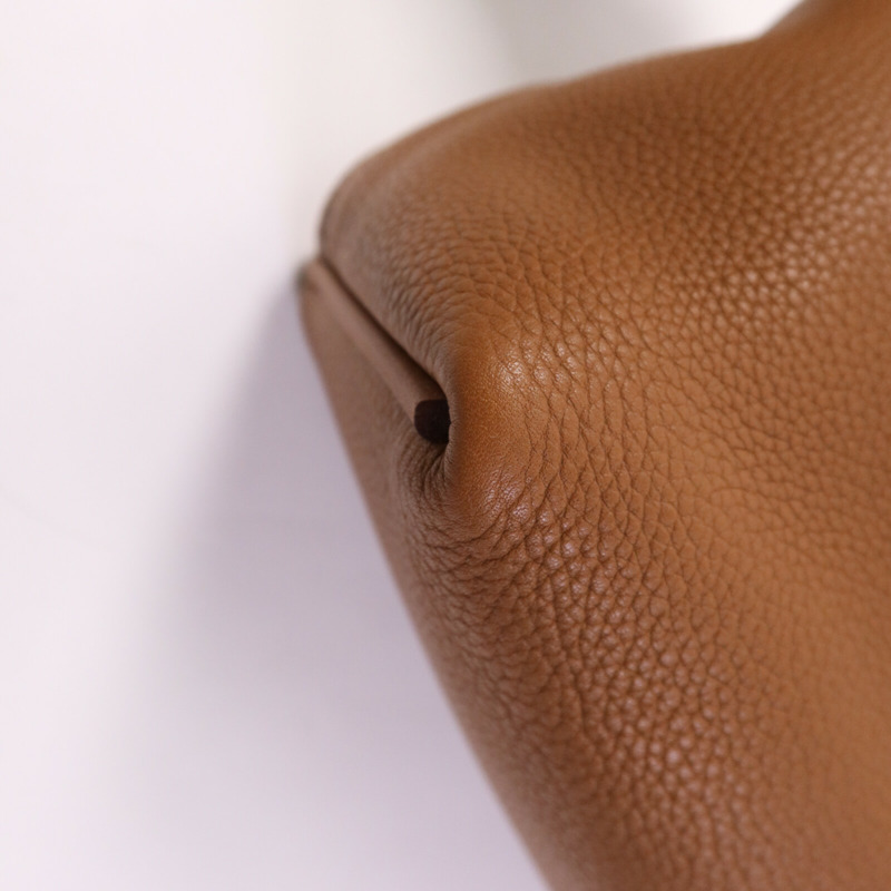 HERMES Clemence皮革24/24 29CM金扣手挽肩背兩用袋Gold-13