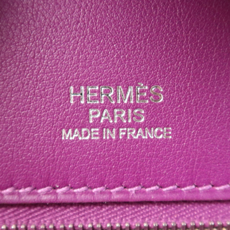 HERMES Togo/Swift皮革Birkin 30 Ghillies銀扣手挽袋-5