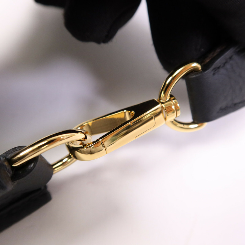 HERMES Clemence皮革Evelyne TPM金扣肩背袋Noir-6