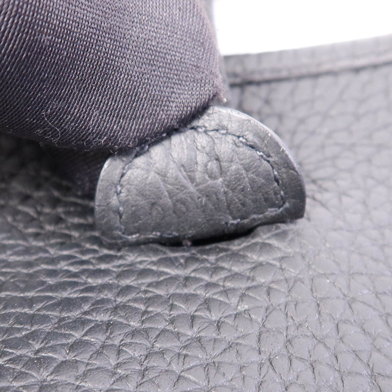 HERMES Clemence皮革Evelyne TPM金扣肩背袋Noir-7