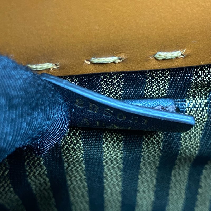 ☆ Fendi 芬迪 Brown Calfskin Sunshine Logo 2 Way Bag 8BS051 啡色小牛皮兩用袋 - 267000941-16