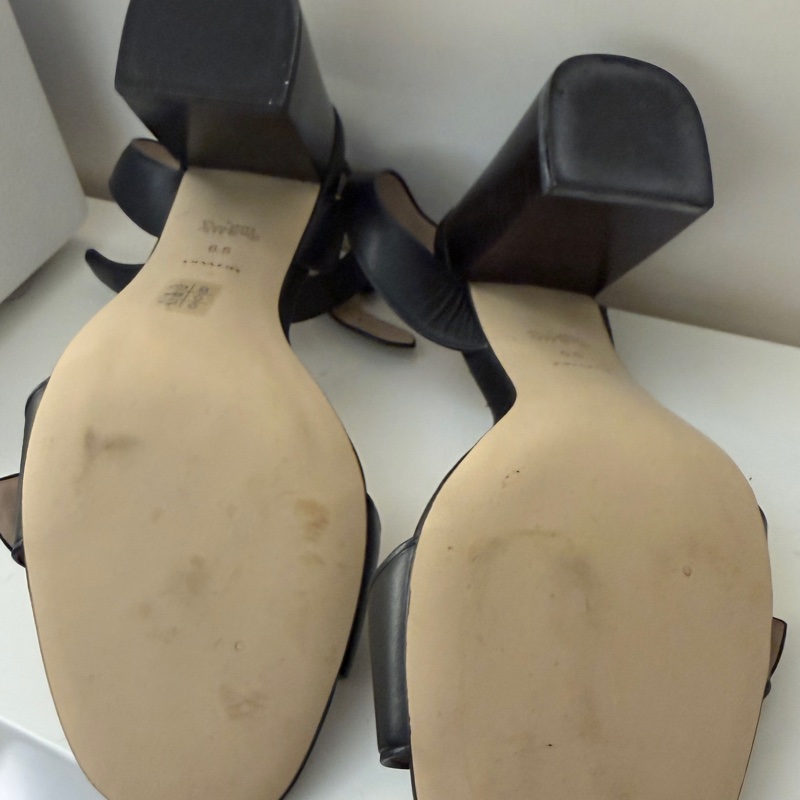 COACH 馬車質感粗跟鞋-17