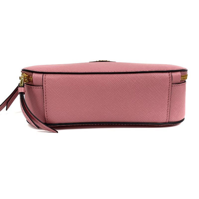 ☆ Prada 普拉達 Pink Saffiano Leather 2 Way Bag 粉紅色十字壓紋牛皮兩用袋 - 267000804-5