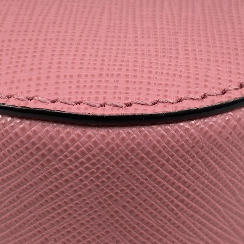 ☆ Prada 普拉達 Pink Saffiano Leather 2 Way Bag 粉紅色十字壓紋牛皮兩用袋 - 267000804-10