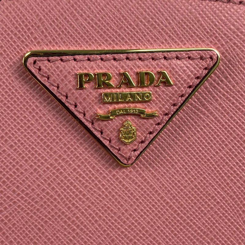 ☆ Prada 普拉達 Pink Saffiano Leather 2 Way Bag 粉紅色十字壓紋牛皮兩用袋 - 267000804-11