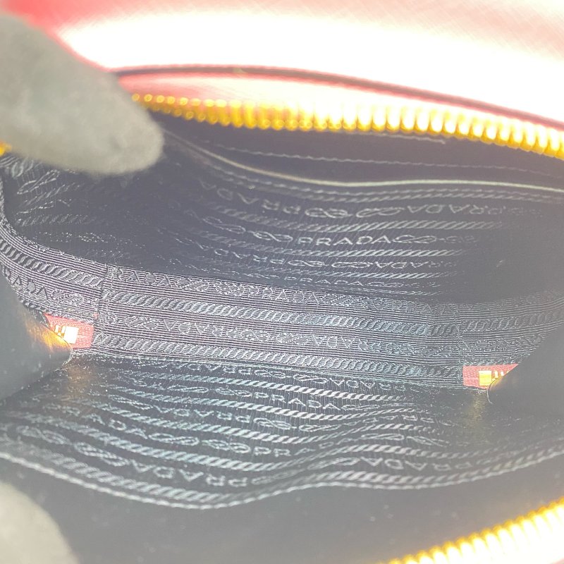 ☆ Prada 普拉達 Pink Saffiano Leather 2 Way Bag 粉紅色十字壓紋牛皮兩用袋 - 267000804-12