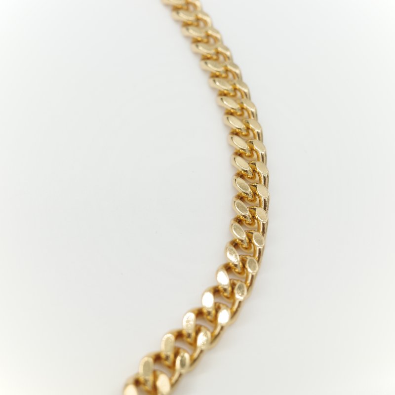 Saint Laurent 聖羅蘭  Cassandre WOC 黑色顆粒紋牛皮 金扣 鏈帶包 斜背包-17