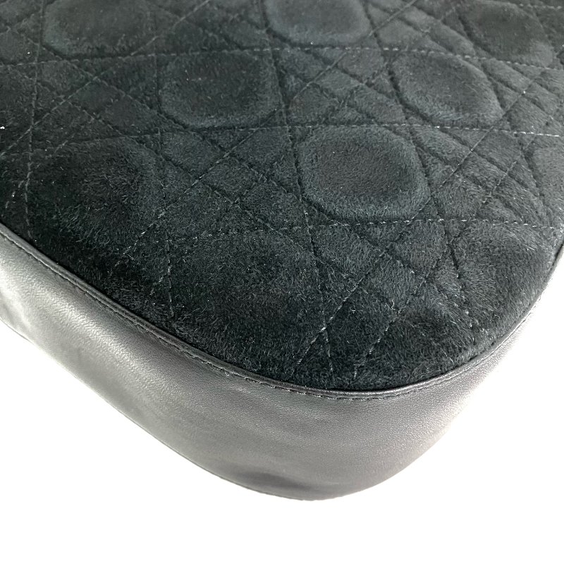☆ Christian Dior 迪奧 Back Suede Shoulder Bag 黑色麂皮肩背袋 - 267001054-9