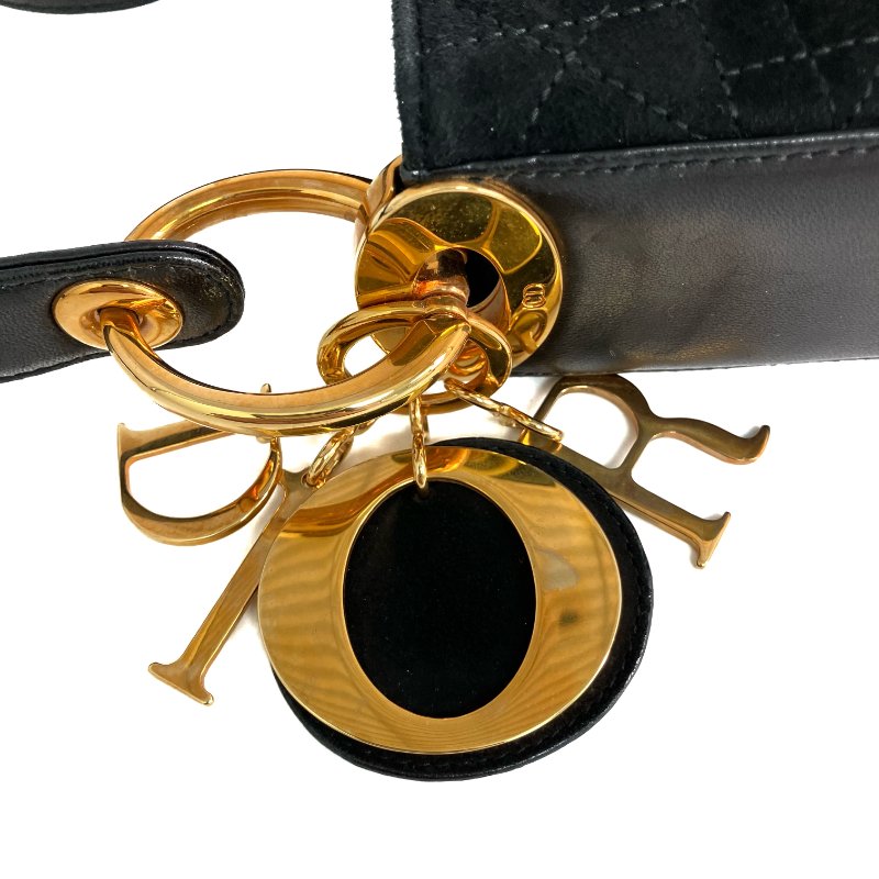 ☆ Christian Dior 迪奧 Back Suede Shoulder Bag 黑色麂皮肩背袋 - 267001054-11