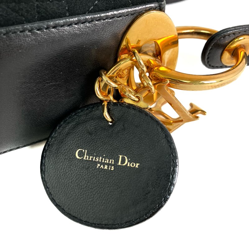 ☆ Christian Dior 迪奧 Back Suede Shoulder Bag 黑色麂皮肩背袋 - 267001054-12