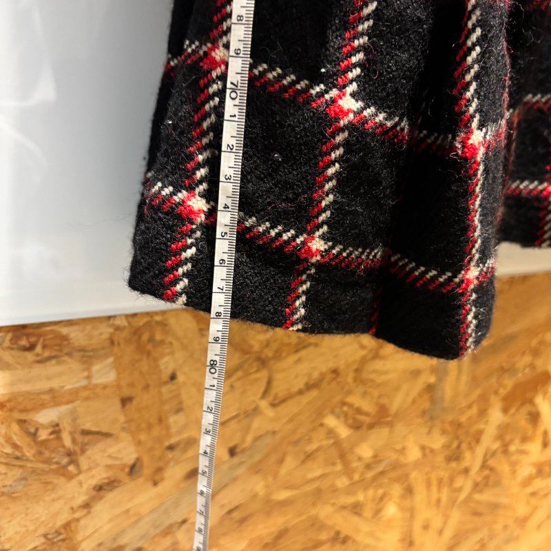 【美收精品】BURBERRY黑白紅色格子大衣 5-10-13