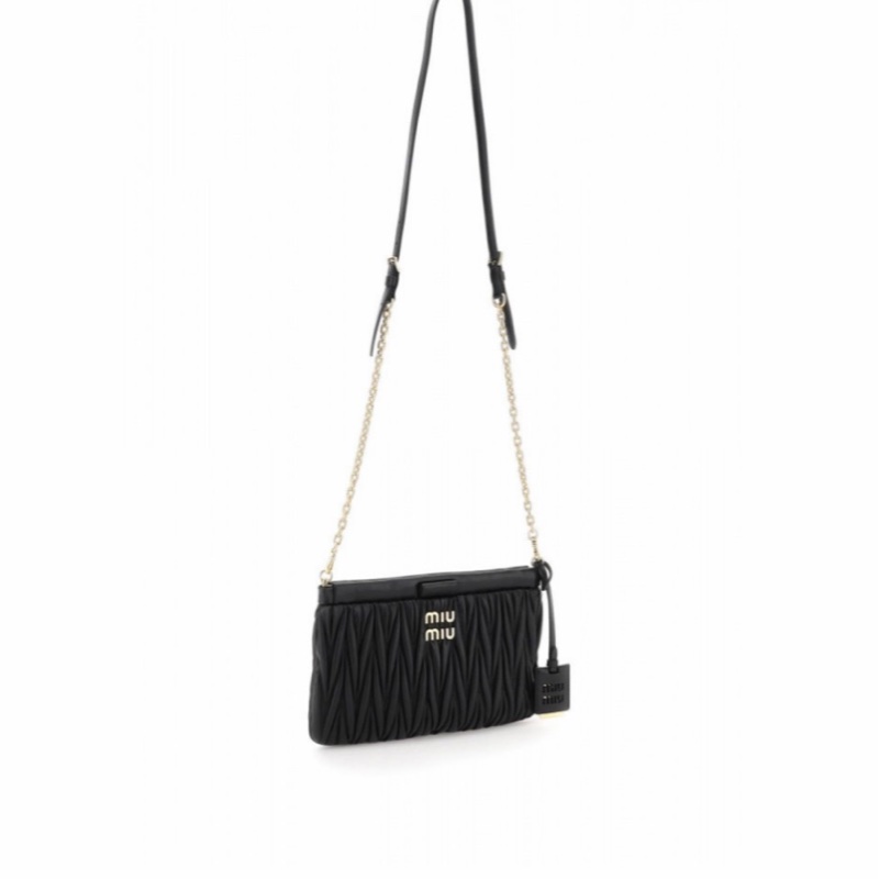 Miu Miu 女士 Matelassé 徽標單肩包均碼碼25cm*16.5cm-3