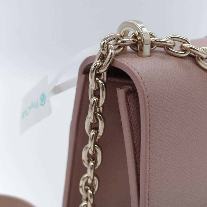 Dior 迪奧 30 Montaigne 粉色 顆粒紋小牛皮 翻蓋鏈帶包 肩背包-10