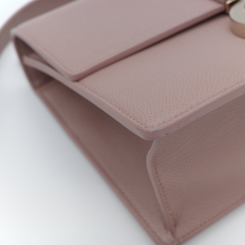 Dior 迪奧 30 Montaigne 粉色 顆粒紋小牛皮 翻蓋鏈帶包 肩背包-15